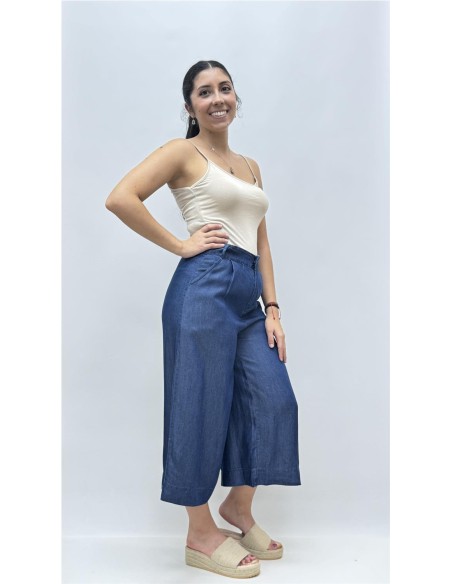 PANTALON DIANA BOTON VAQUERO OSCURO
