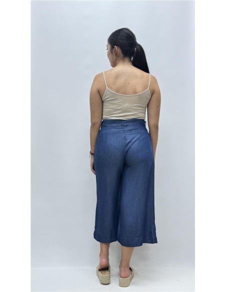 PANTALON DIANA BOTON VAQUERO OSCURO