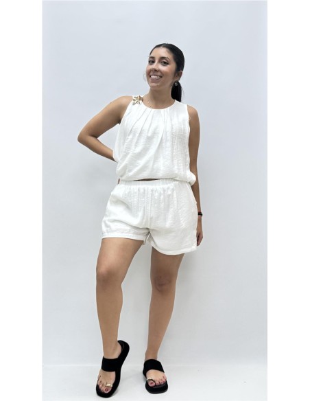 SHORT AUSTRALIA BLANCO