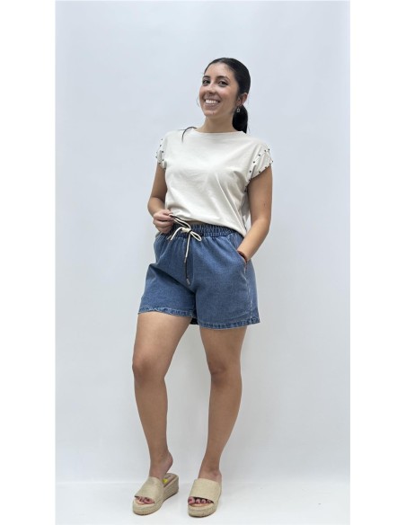 SHORT MACA VAQUERO OSCURO
