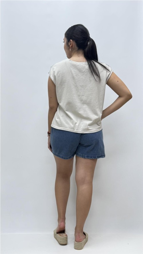 SHORT MACA VAQUERO OSCURO