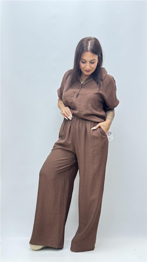 PANTALON AROA MARRON