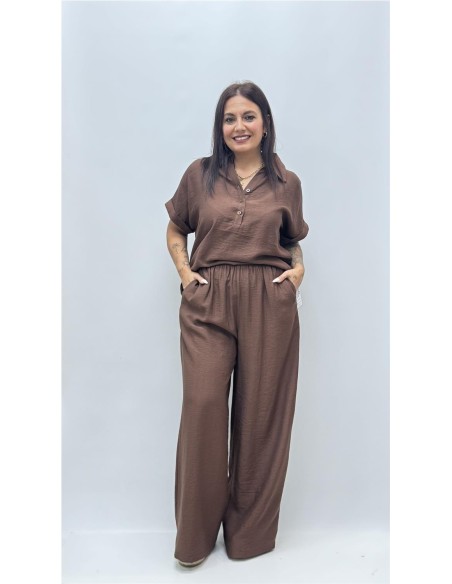 PANTALON AROA MARRON