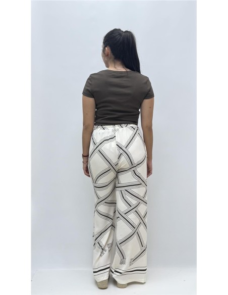 PANTALON PINTO MARRON