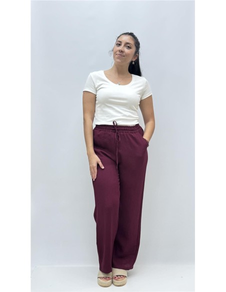 PANTALON JULIA BURDEOS