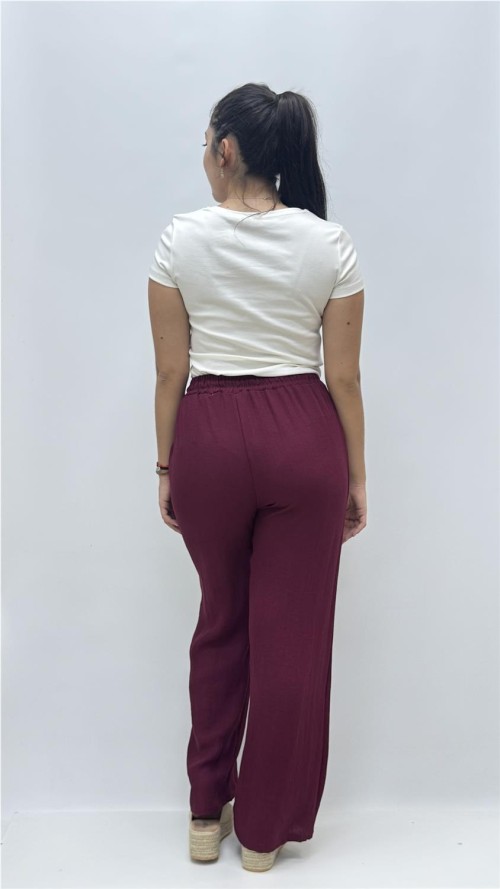 PANTALON JULIA BURDEOS