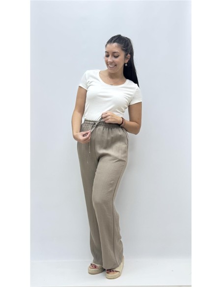PANTALON JULIA TAUPE