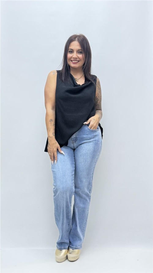 TOP CARLOTA NEGRO