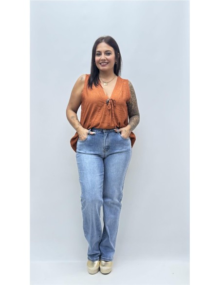 TOP CLOE LISO TEJA