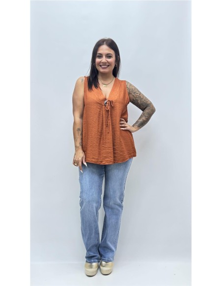 TOP CLOE LISO TEJA