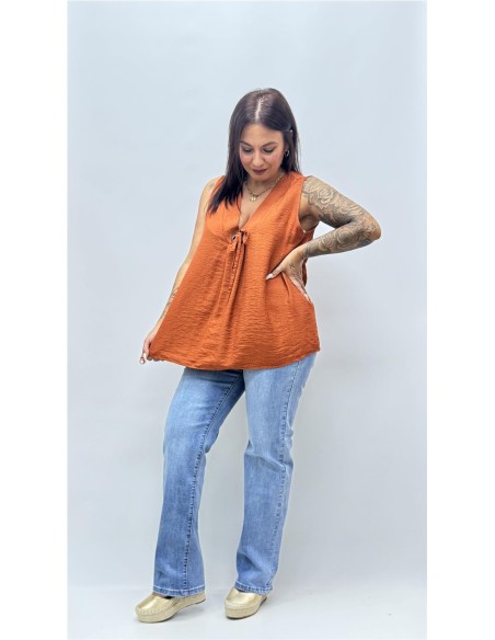 TOP CLOE LISO TEJA