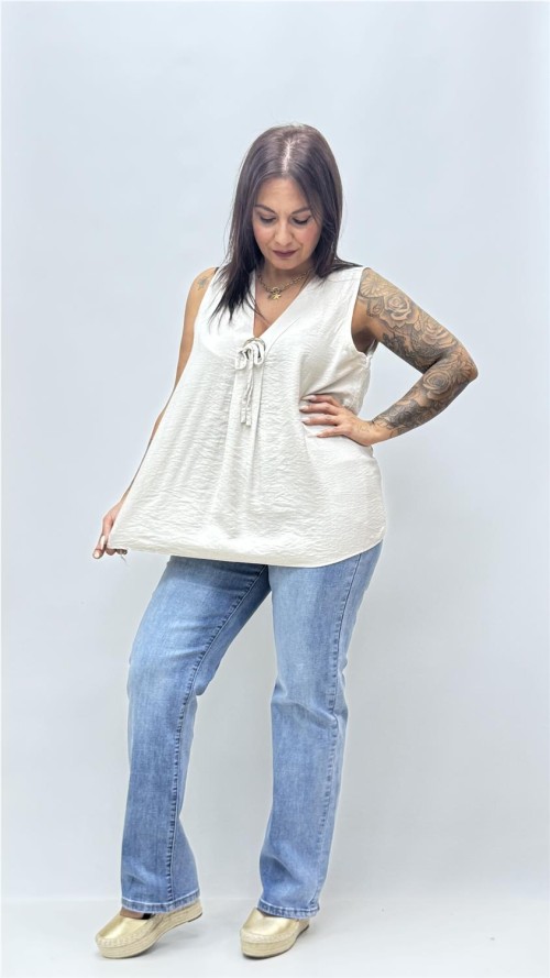 TOP CLOE LISO BEIG