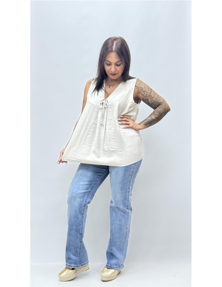 TOP CLOE LISO BEIG