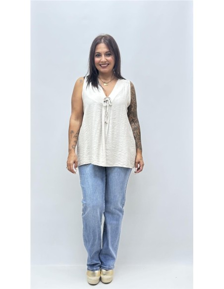 TOP CLOE LISO BEIG