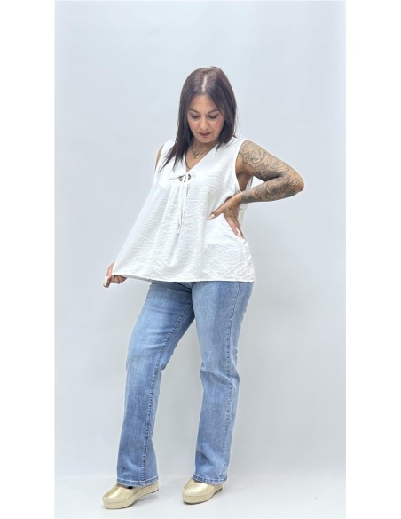 TOP CLOE LISO BLANCO