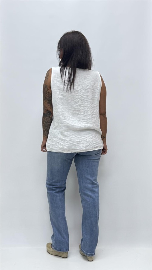 TOP CLOE LISO BLANCO