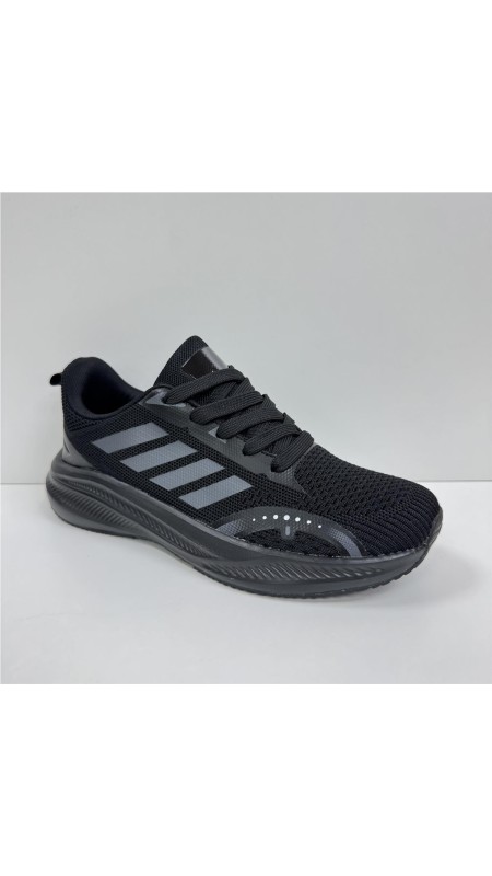 ZAPATILLA RUNNING COMBINADA NEGRO