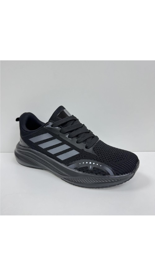 ZAPATILLA RUNNING COMBINADA NEGRO
