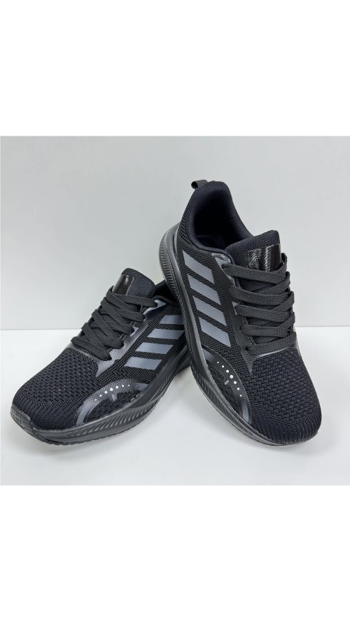 ZAPATILLA RUNNING COMBINADA NEGRO