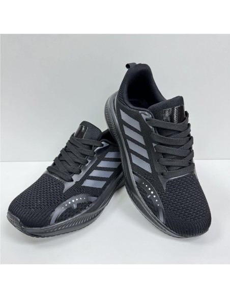 ZAPATILLA RUNNING COMBINADA NEGRO