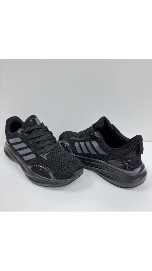 ZAPATILLA RUNNING COMBINADA NEGRO