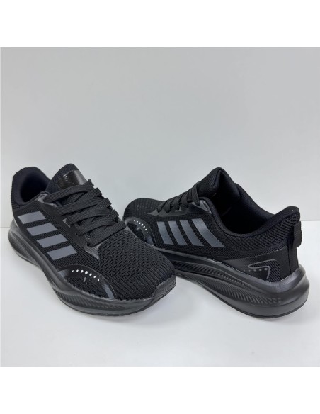 ZAPATILLA RUNNING COMBINADA NEGRO