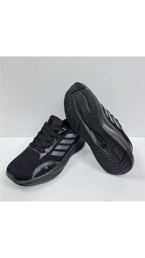 ZAPATILLA RUNNING COMBINADA NEGRO