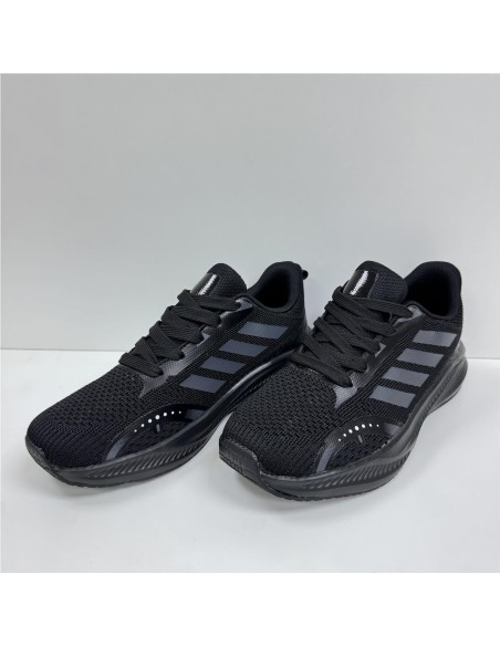 ZAPATILLA RUNNING COMBINADA NEGRO