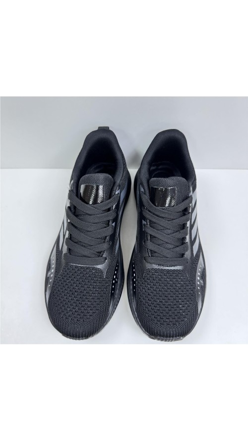 ZAPATILLA RUNNING COMBINADA NEGRO