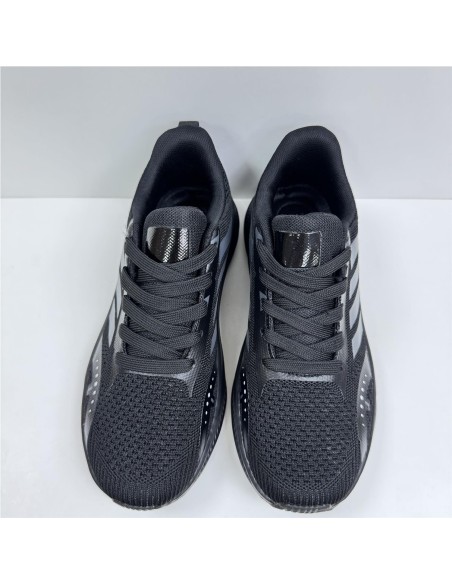 ZAPATILLA RUNNING COMBINADA NEGRO