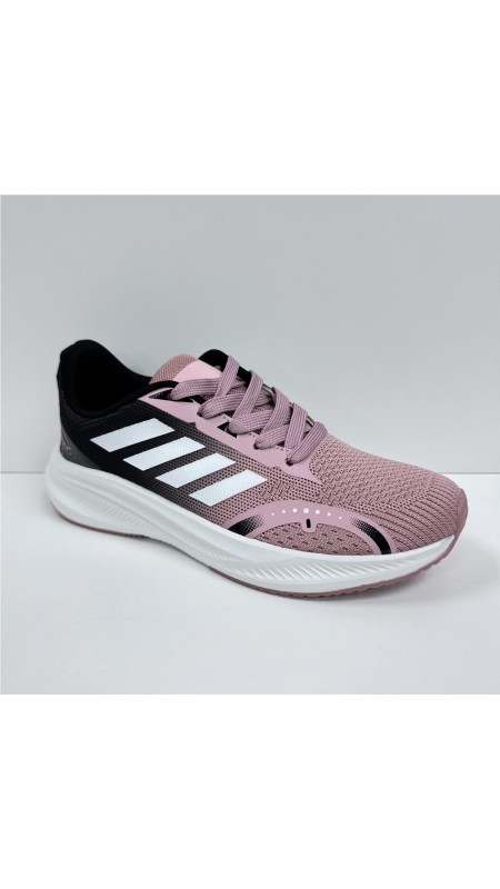 ZAPATILLA RUNNING COMBINADA ROSA