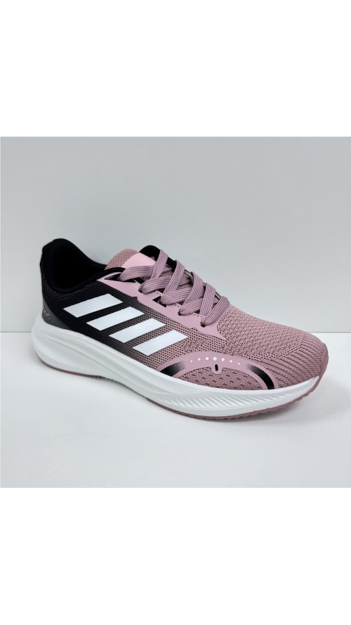 ZAPATILLA RUNNING COMBINADA ROSA