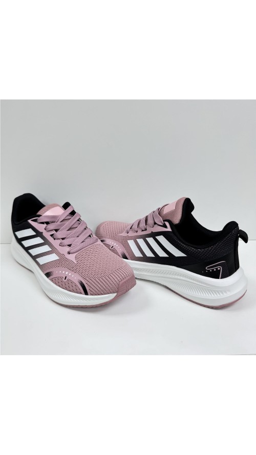ZAPATILLA RUNNING COMBINADA ROSA