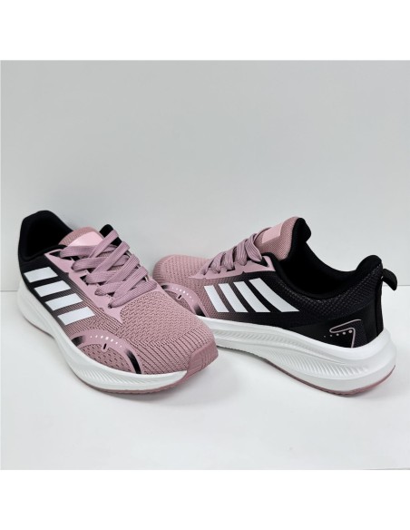 ZAPATILLA RUNNING COMBINADA ROSA