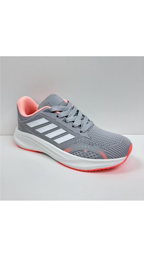 ZAPATILLA RUNNING COMBINADA GRIS