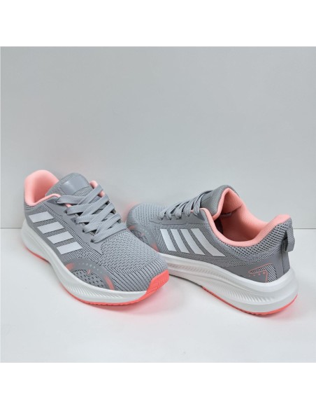 ZAPATILLA RUNNING COMBINADA GRIS