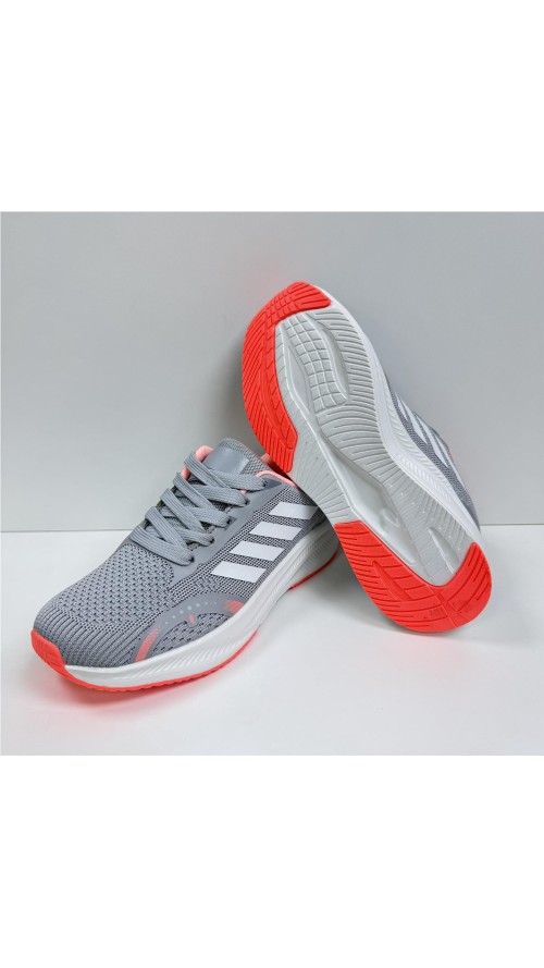 ZAPATILLA RUNNING COMBINADA GRIS