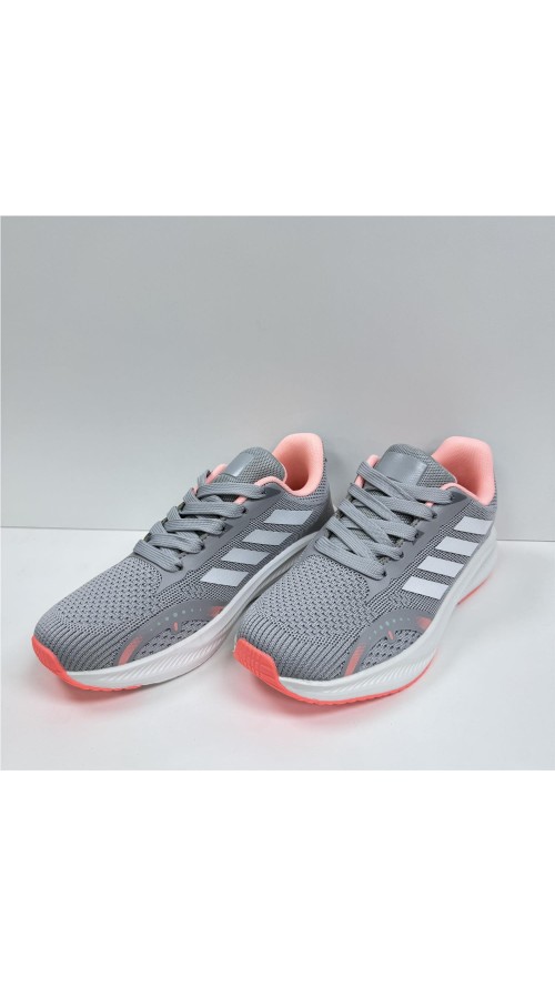 ZAPATILLA RUNNING COMBINADA GRIS