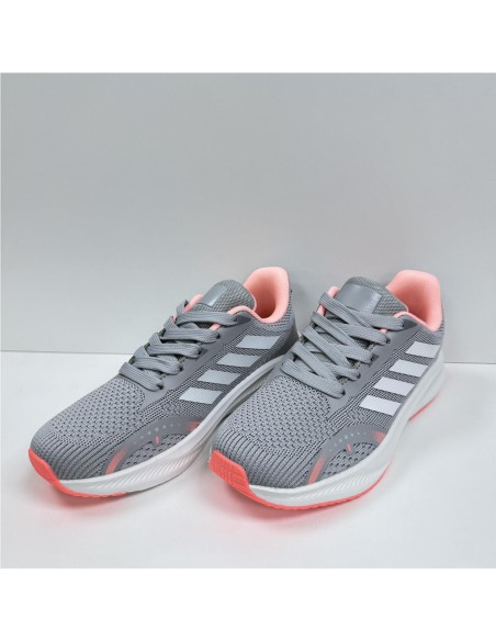 ZAPATILLA RUNNING COMBINADA GRIS