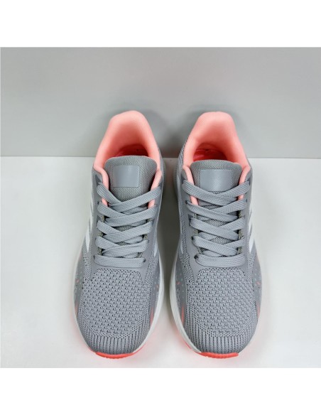 ZAPATILLA RUNNING COMBINADA GRIS