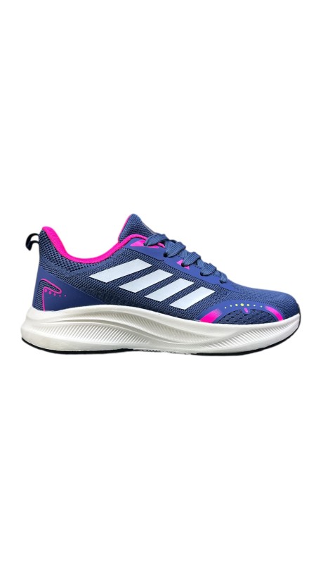 ZAPATILLA RUNNING COMBINADA AZUL