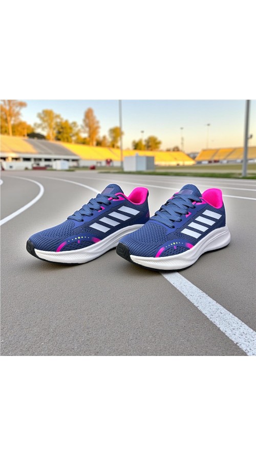 ZAPATILLA RUNNING COMBINADA AZUL
