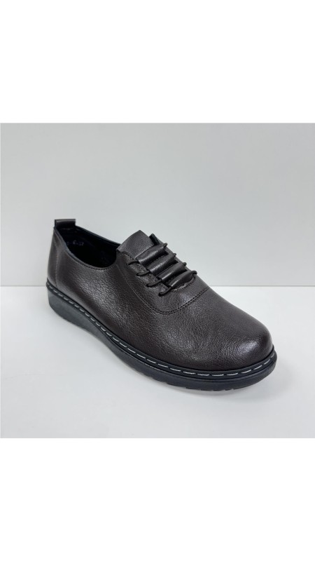 ZAPATO FLOJITO ELASTICOS MARRON