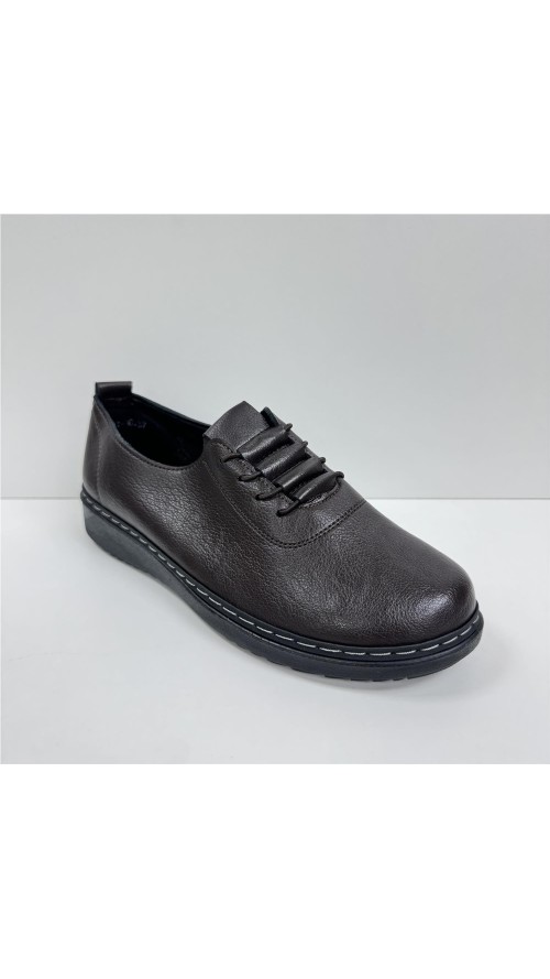 ZAPATO FLOJITO ELASTICOS MARRON