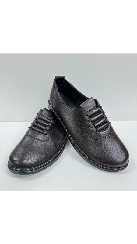 ZAPATO FLOJITO ELASTICOS MARRON 2