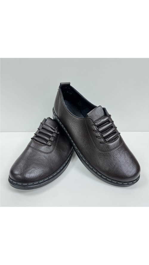 ZAPATO FLOJITO ELASTICOS MARRON