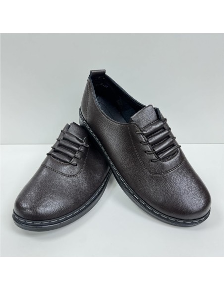 ZAPATO FLOJITO ELASTICOS MARRON