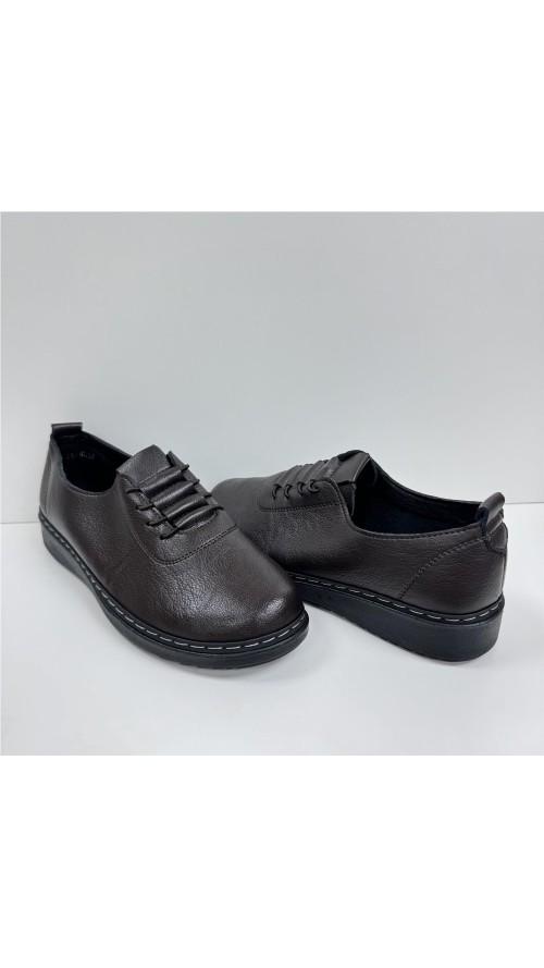 ZAPATO FLOJITO ELASTICOS MARRON
