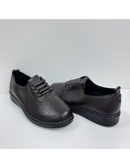 ZAPATO FLOJITO ELASTICOS MARRON