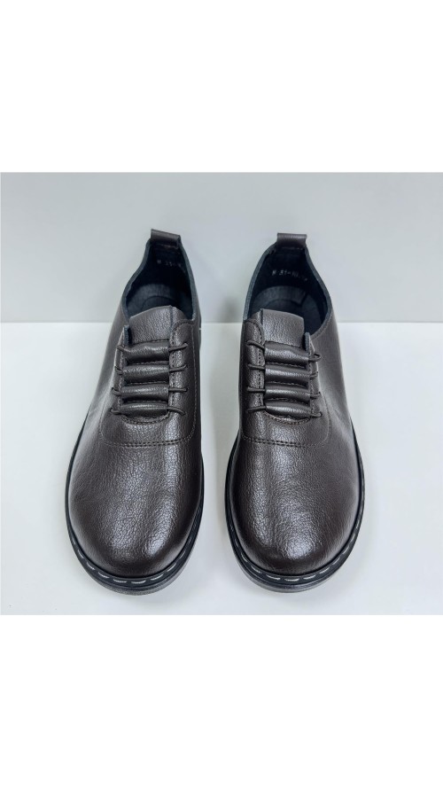 ZAPATO FLOJITO ELASTICOS MARRON